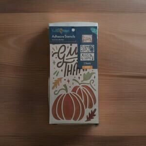 Hello Hobby Adhesive Stencils Give Thanks & Hello Autumn Thanksgiving Pumpkins